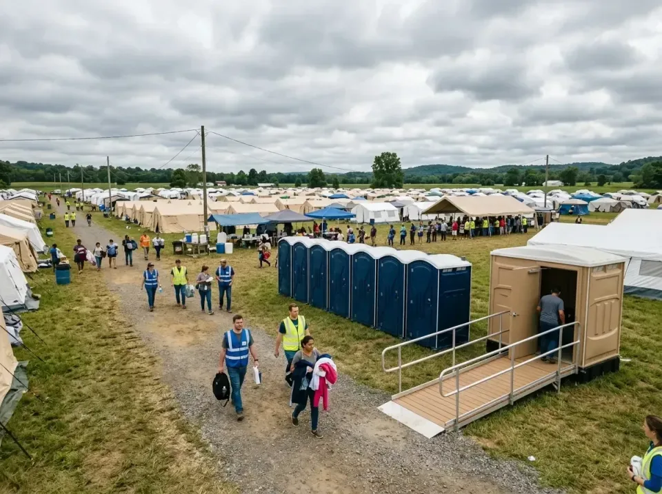 disaster-relief-camp-restrooms-010 — frequently asked questions, Dumpster & Portable Bathrooms Rental in McFarland, CA